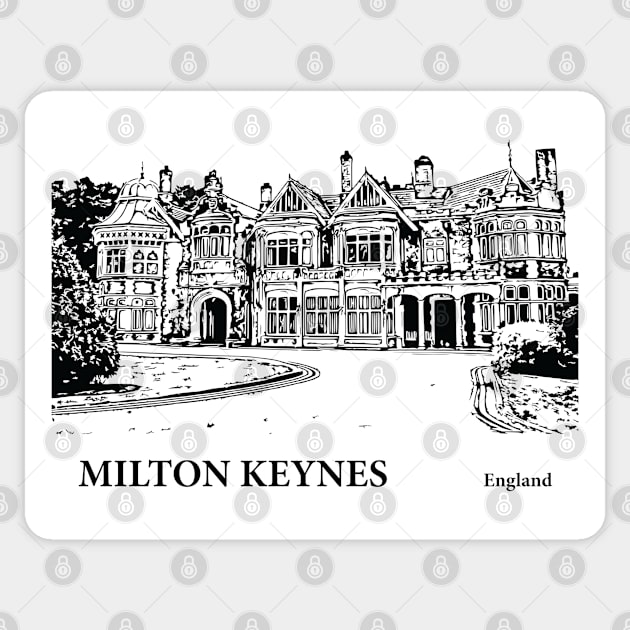 Milton Keynes England Sticker by Lakeric